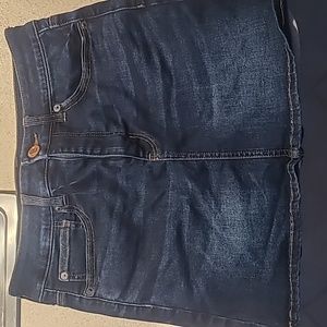 American Eagle High Rise mini denim skirt